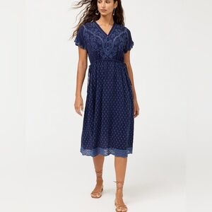 Johnny Was | Dresses | Johnny Was Taline Velvet Midi Dress In Coffee Bean Brown New With Tags